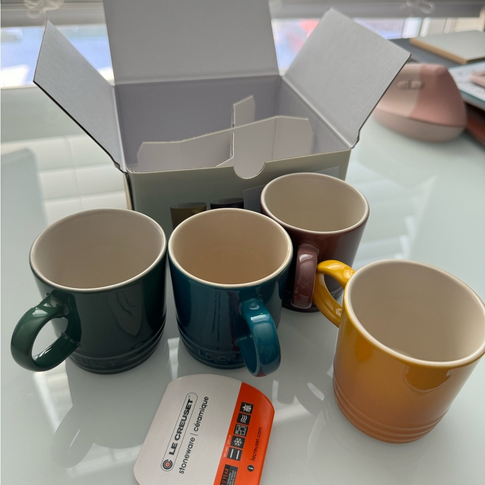 NEW LE CREUSET Espresso Mugs